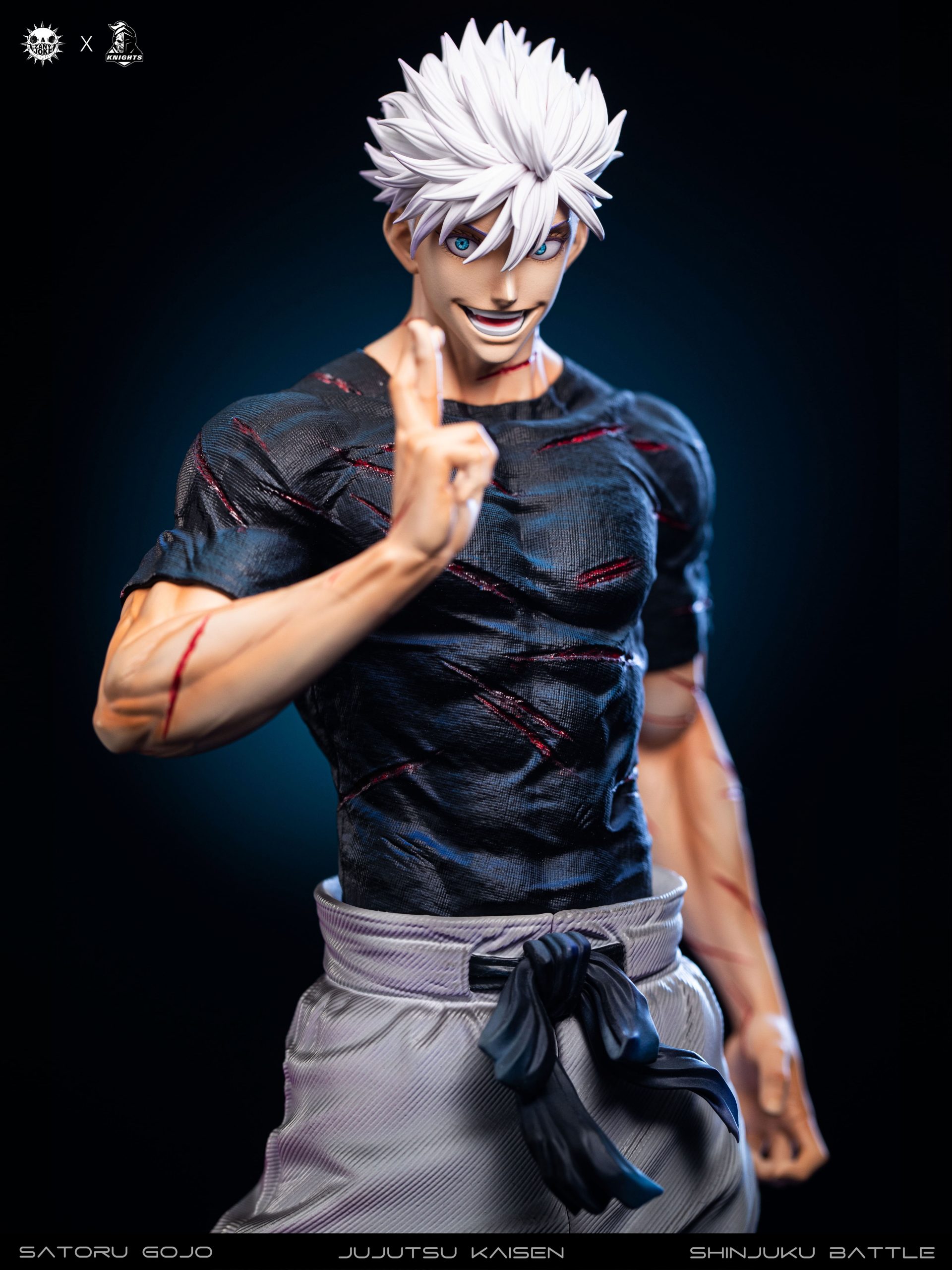Jujutsu Kaisen S01 Gojo Satoru, the Battle of the Demon Realm Shinjuku Statue(GK)-ZanyJoke Studio & Temple Studio -KWII-GK