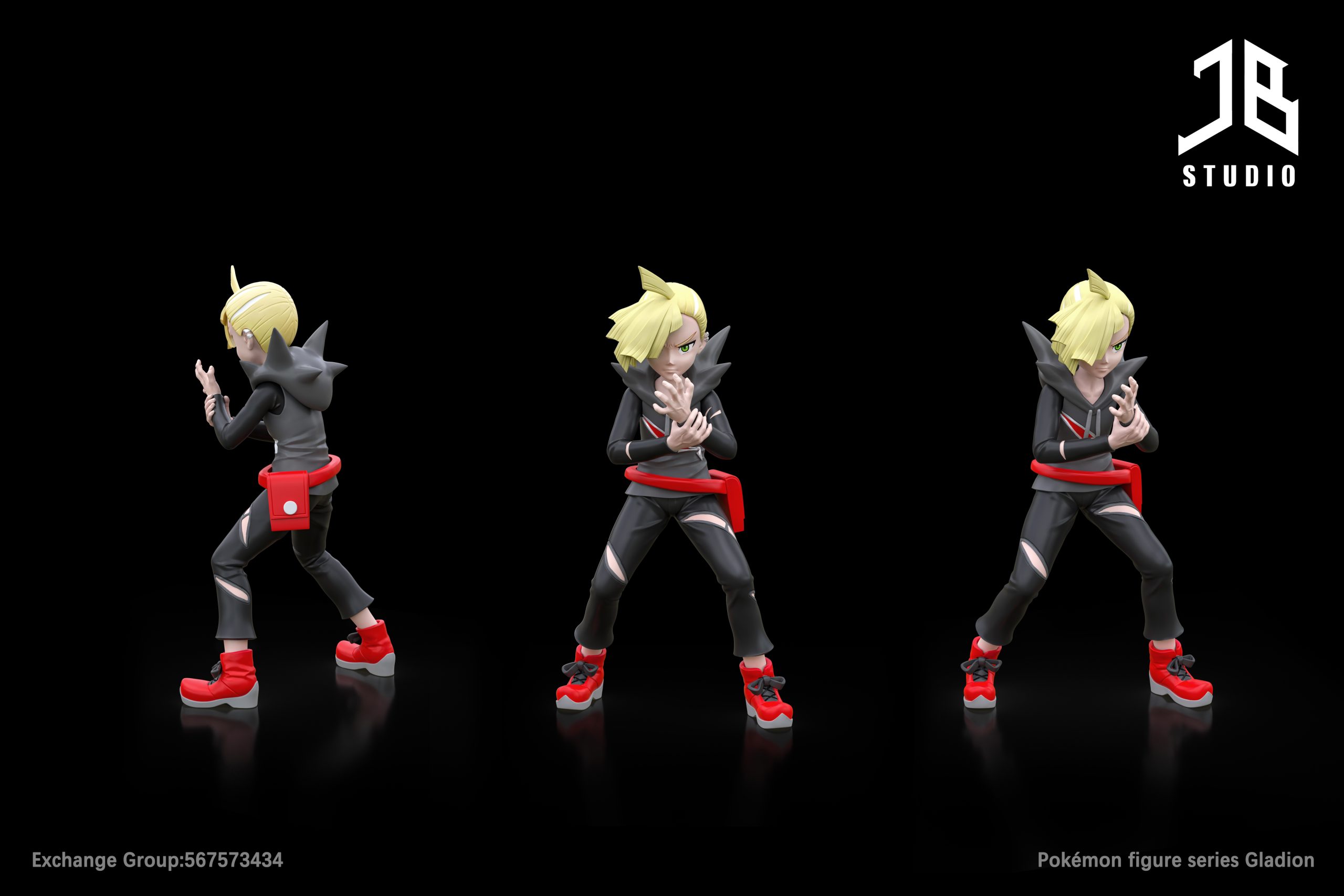 Pokémon Character Series Gladion Statue(GK)-JB Studio