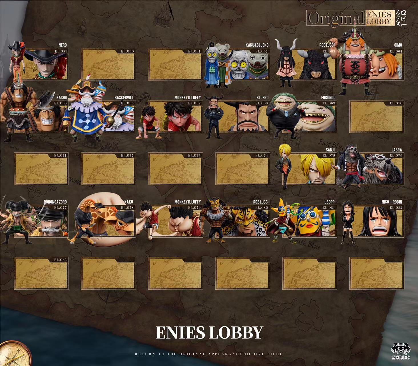 One Piece Battle of Enies Lobby Bone Balloon Gear Third Luffy Statue(GK)-YZ Studio