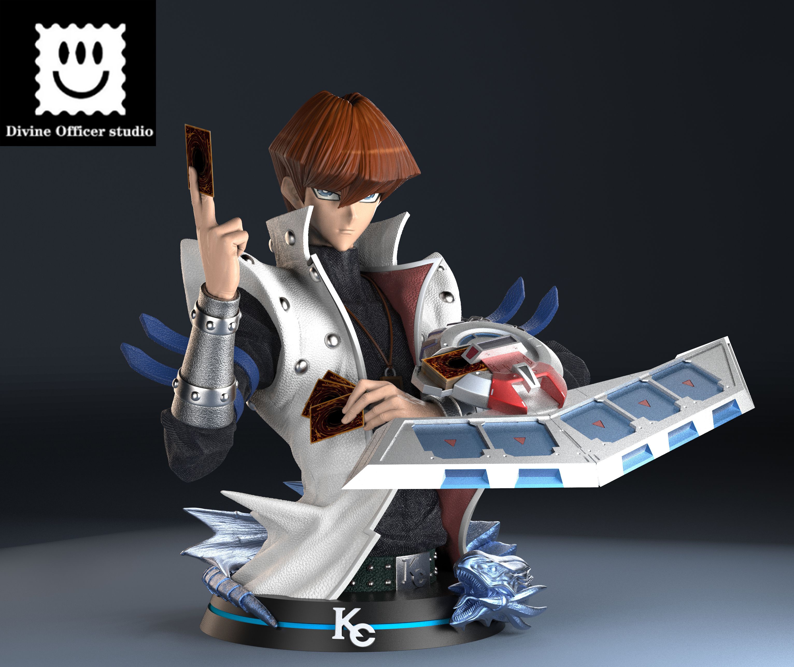 Yu-Gi-Oh Bust Series #1 Seto Kaiba Statue(GK) -Divine Officer Studio 