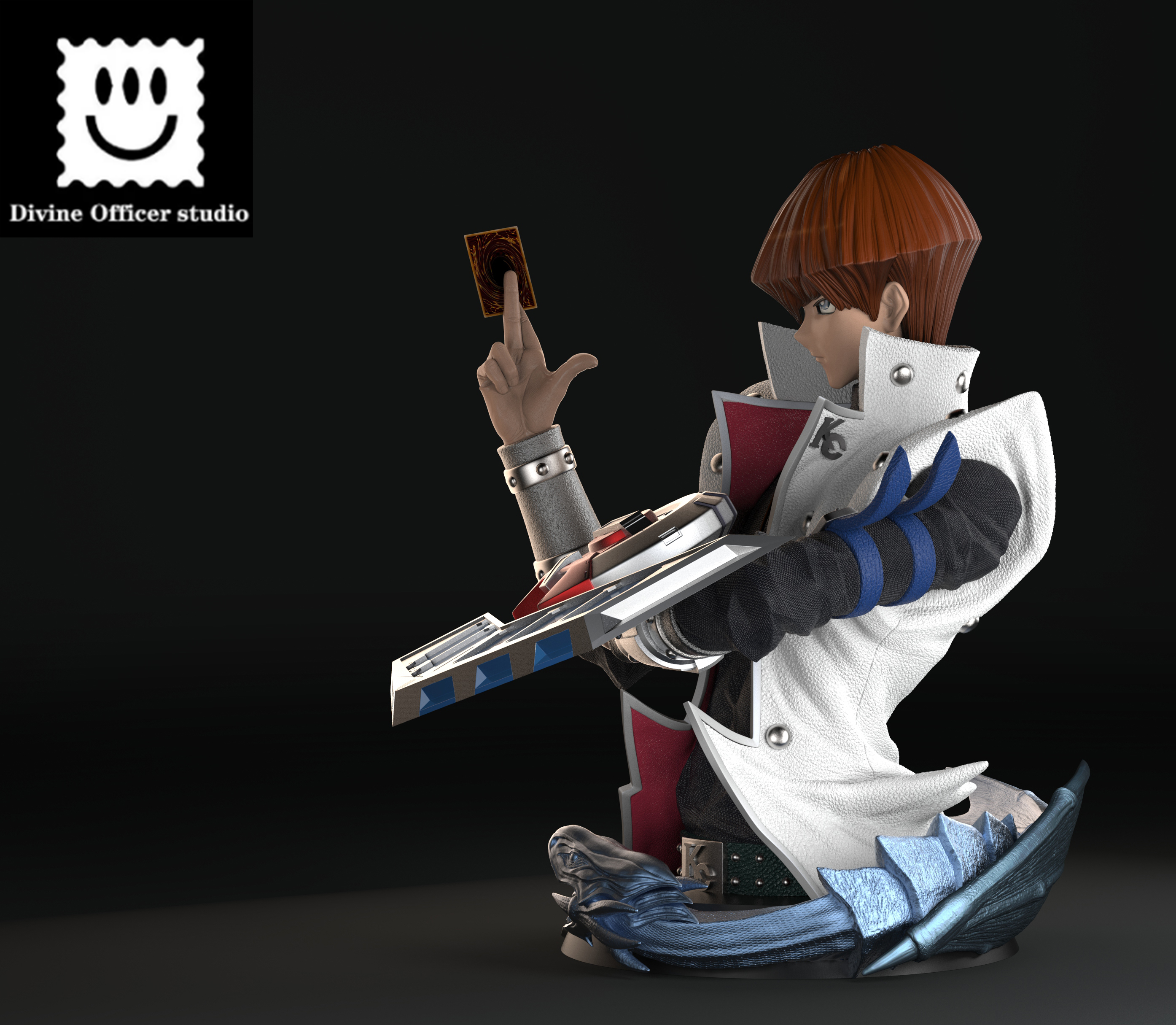 Yu-Gi-Oh Bust Series #1 Seto Kaiba Statue(GK) -Divine Officer Studio 