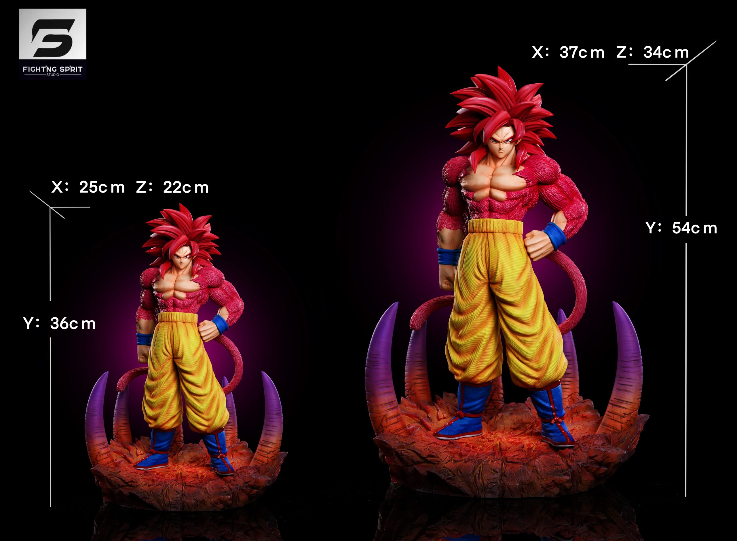 Dragon Ball DAIMA Super Saiyan 4 Goku Statue(GK) -Fighting Sprit Studio 