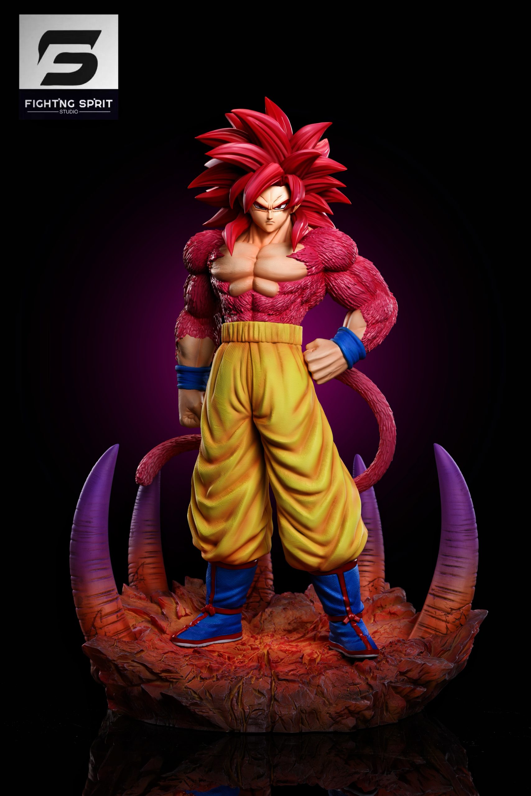 Dragon Ball DAIMA Super Saiyan 4 Goku Statue(GK) -Fighting Sprit Studio 