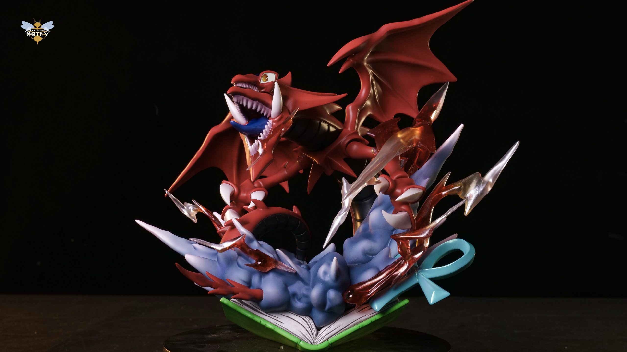  Yu-Gi-Oh Egyptian God Slifer the Sky Dragon & The Winged Dragon of Ra & Obelisk the Tormentor Statue(GK) -WASP Studio-KWII-GK