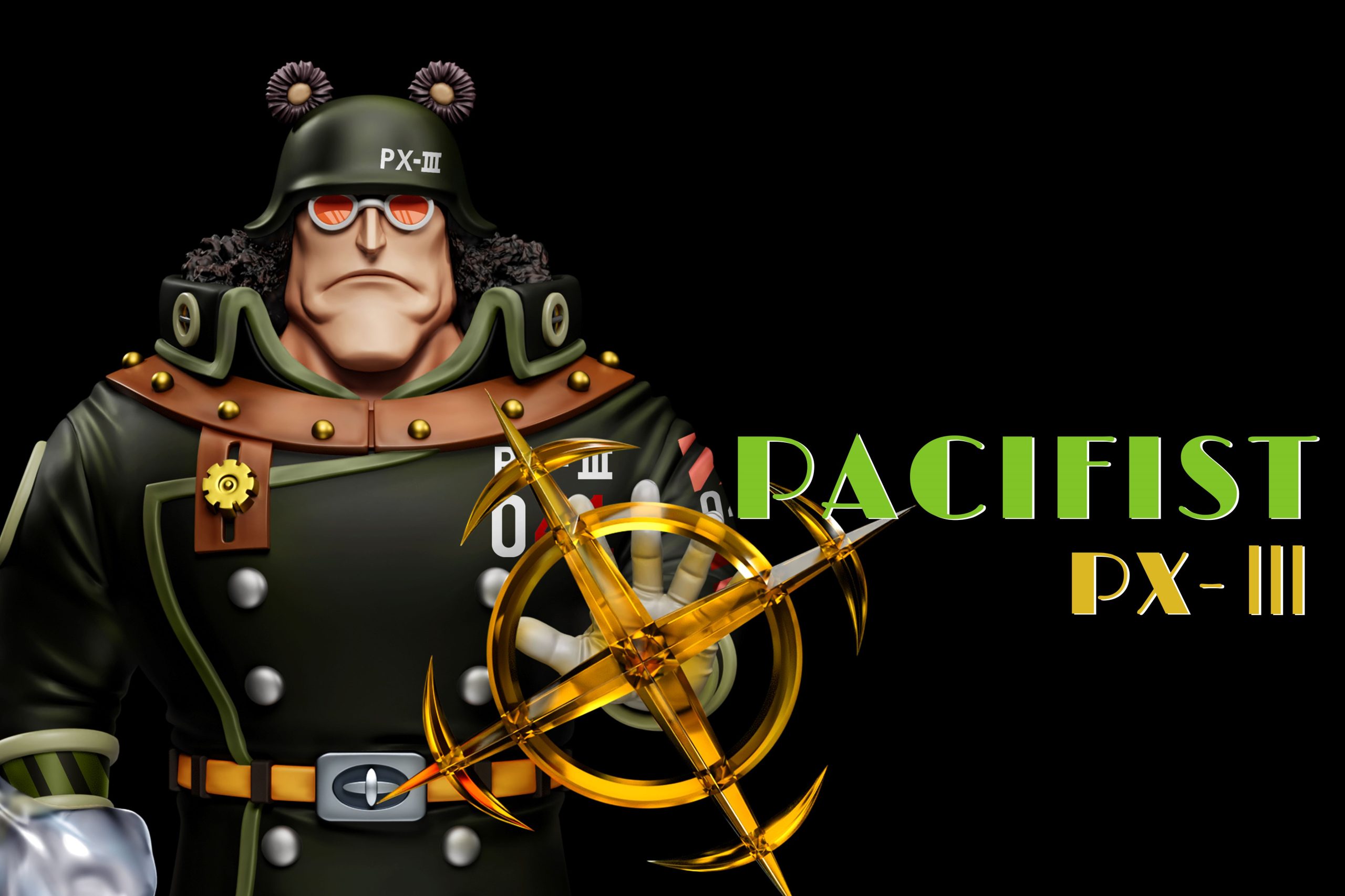 One Piece Egghead Arc Pacifista PX-3 Bartholomew Kuma Statue(GK) -A+ Studio 