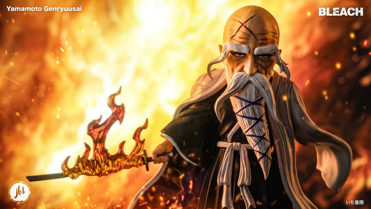 BLEACH Captain Series #1 Genryusai Shigekuni Yamamoto Statue(GK) - JFL Studio 