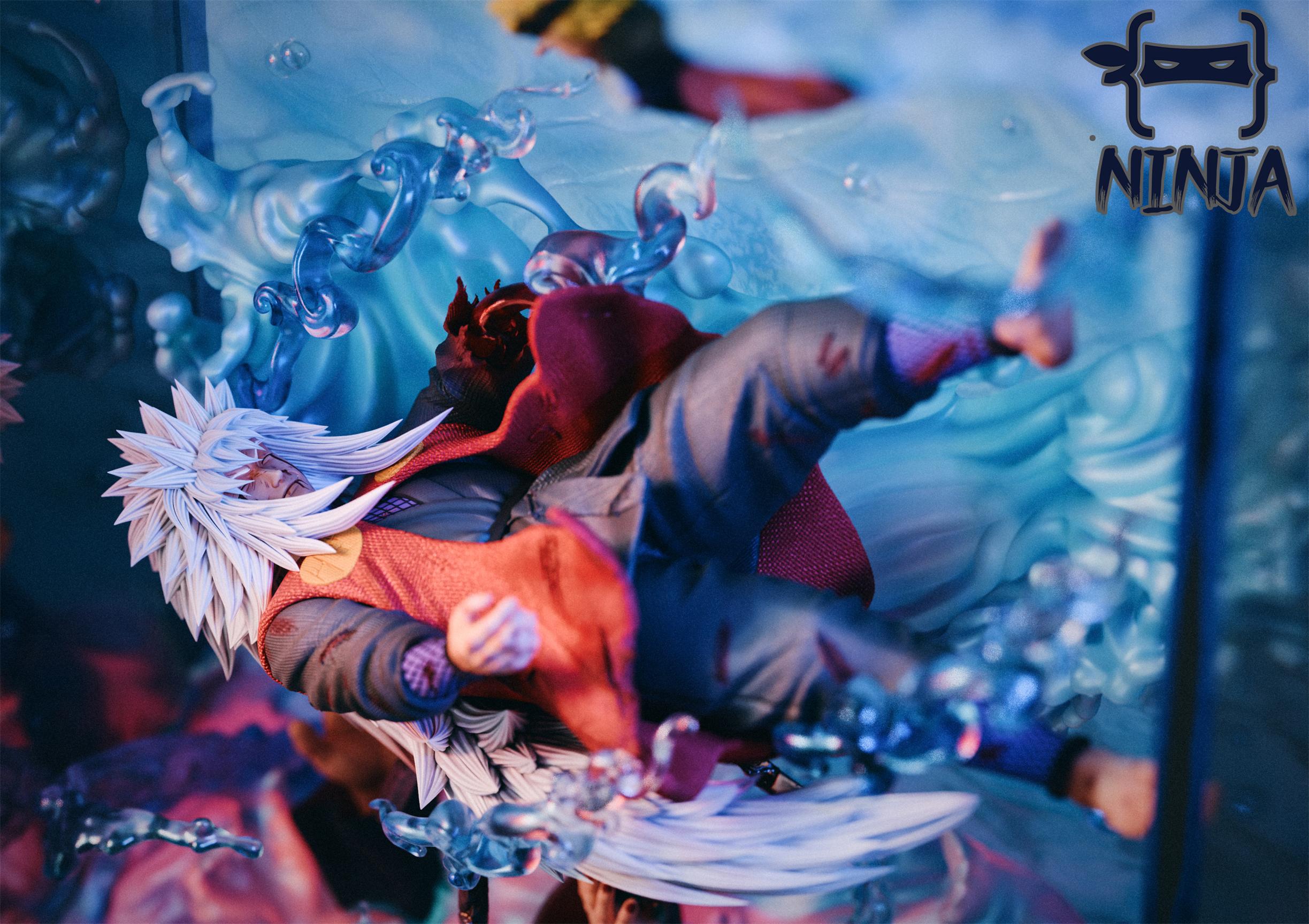 NARUTO - Jiraiya & Naruto with LED 1/6 Statue(GK) -NINJA Studio