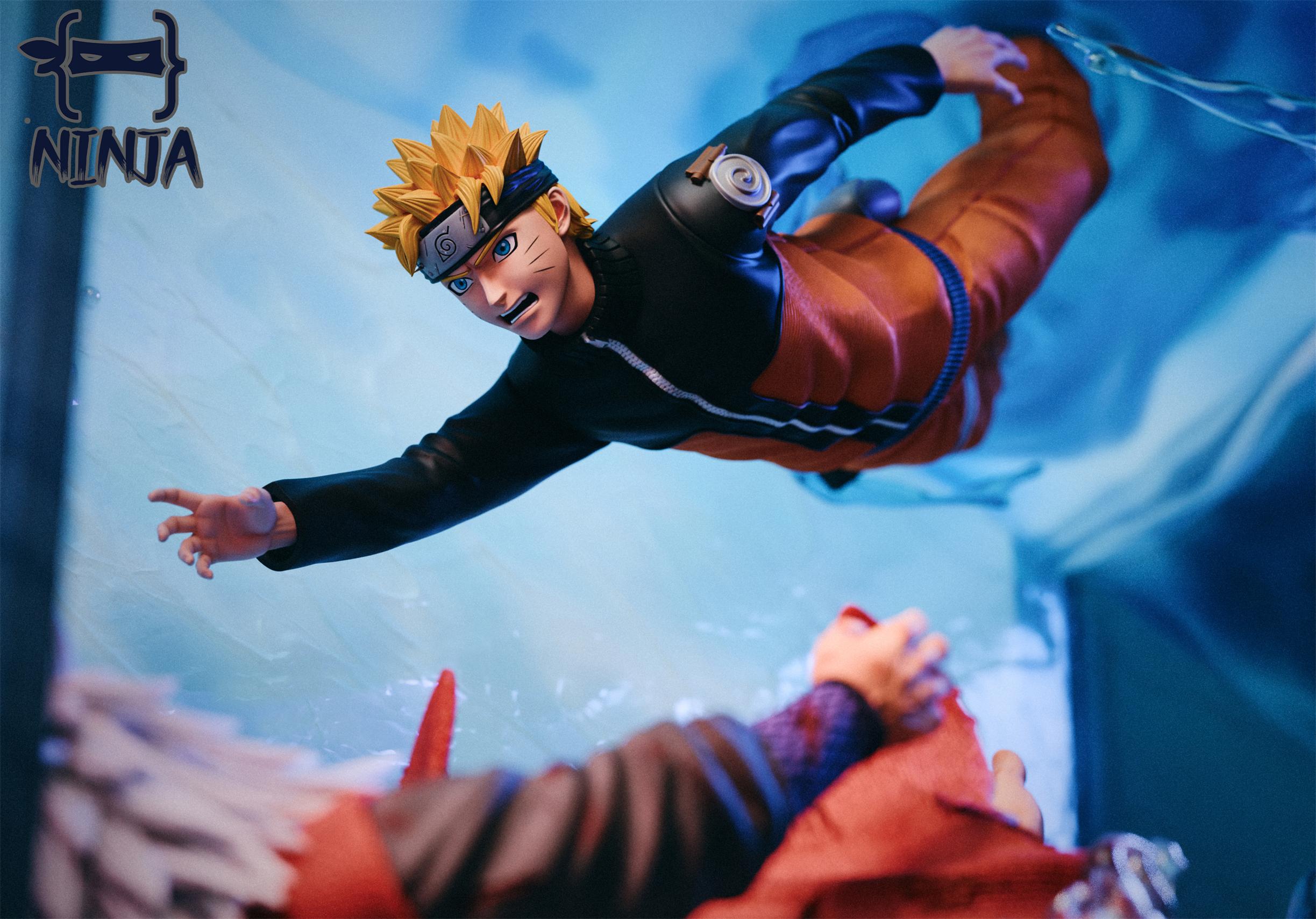 NARUTO - Jiraiya & Naruto with LED 1/6 Statue(GK) -NINJA Studio