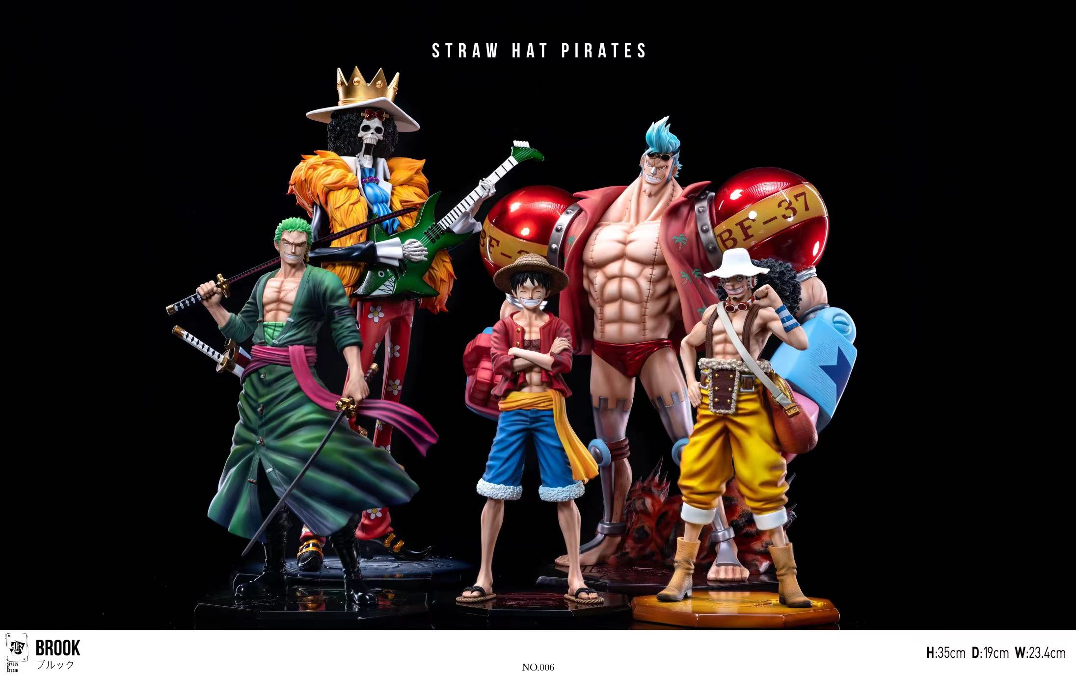 One Piece Straw Hat Resonance Series 07 Brook Statue(GK) -SPADES K Studio 