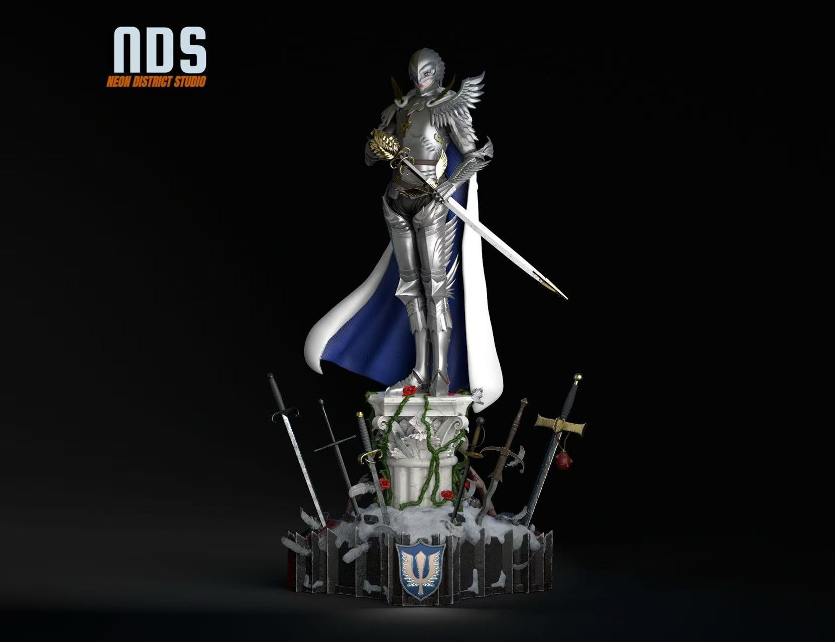 Berserk 1/4 GRIFFITH Statue (GK)-Neon District Studio