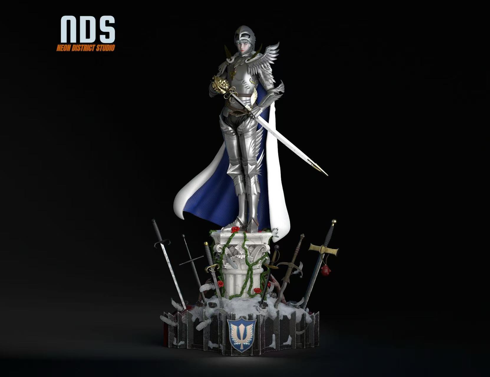 Berserk 1/4 GRIFFITH Statue (GK)-Neon District Studio