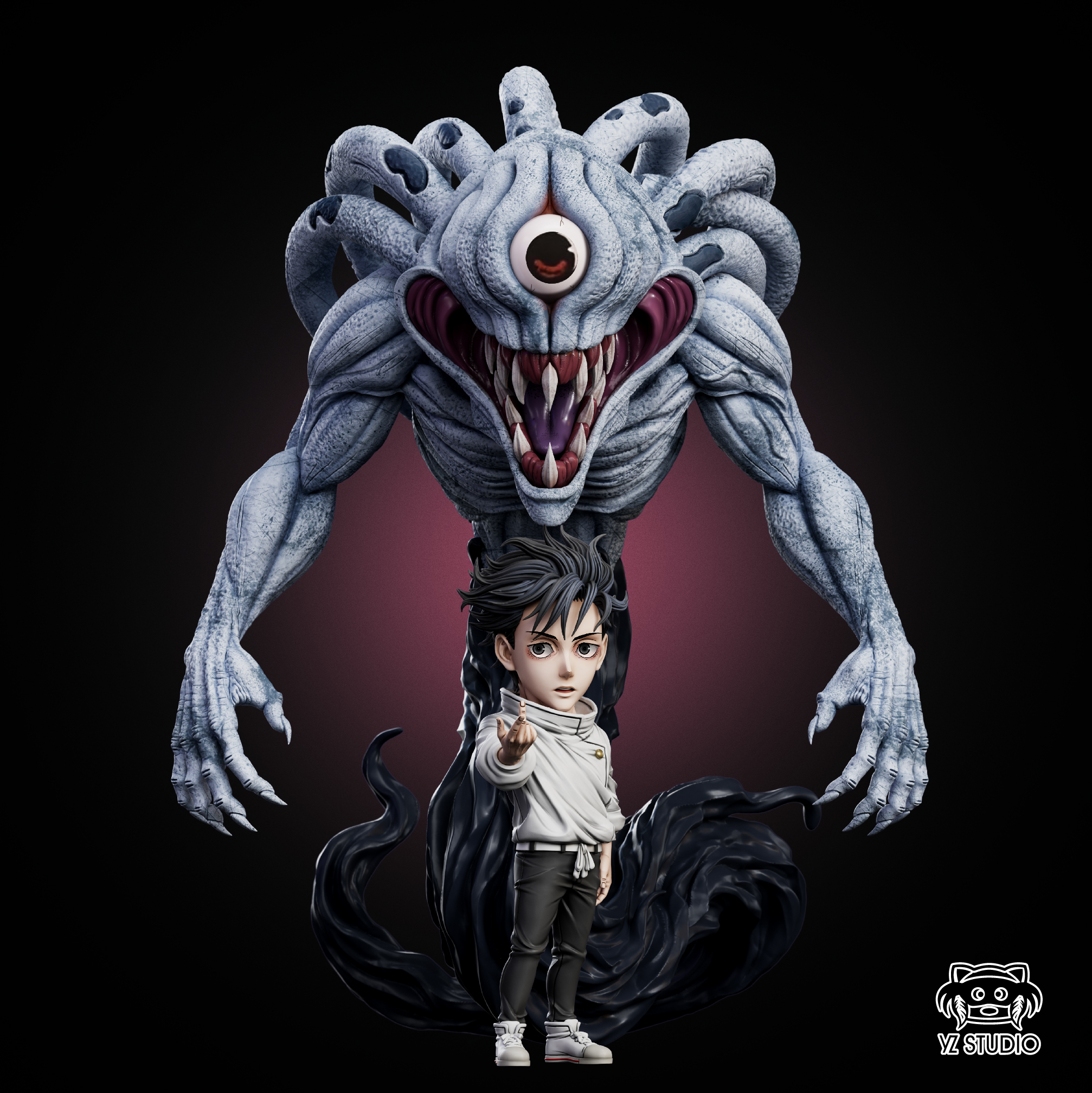 Jujutsu Kaisen Jujutsu Series #7 Yuta Okkotsu & Rika Orimoto Statue(GK) -YZ Studio