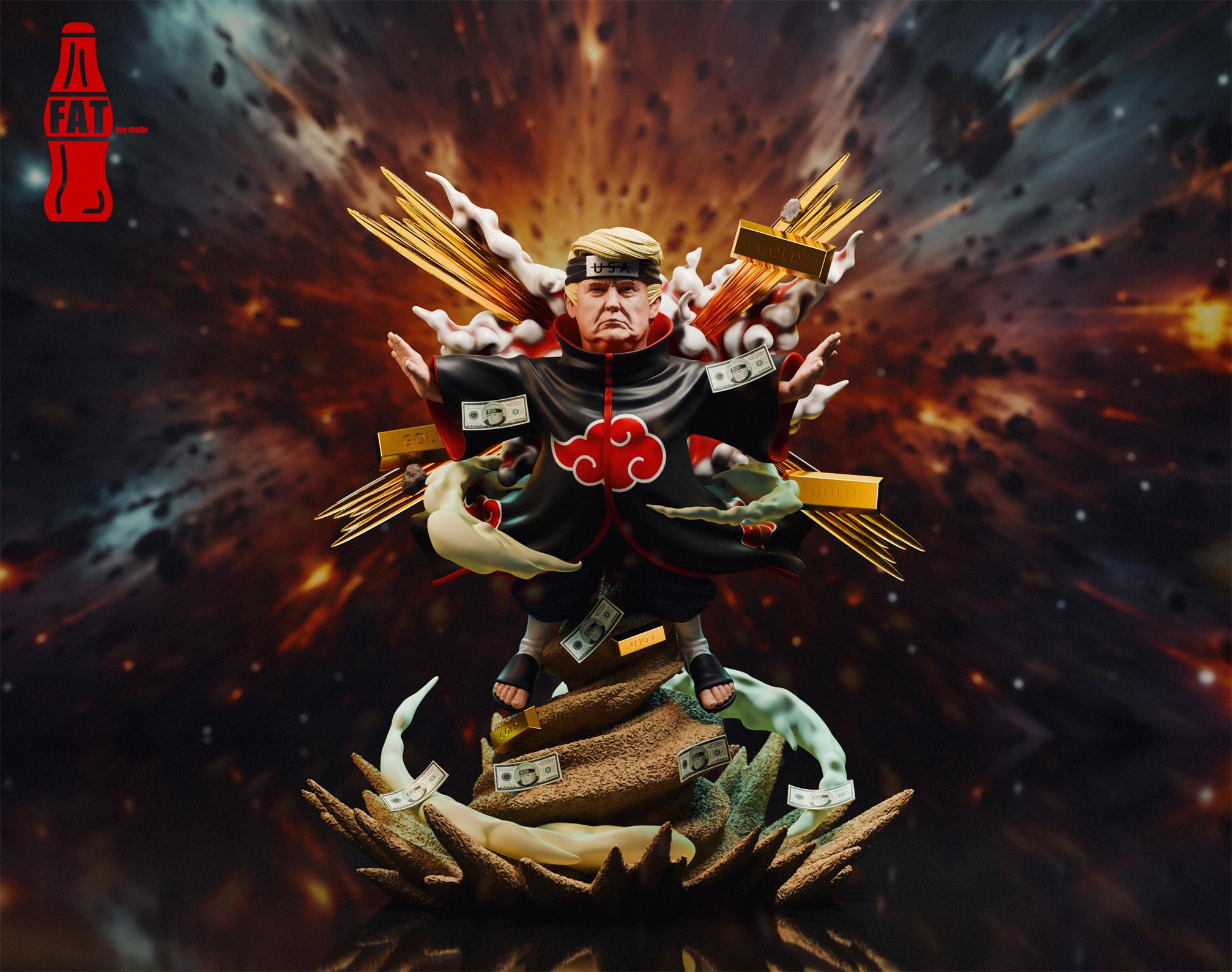 Superstar Trump COS Pain Statue(GK) - Super Studio & FAT BOY Studio