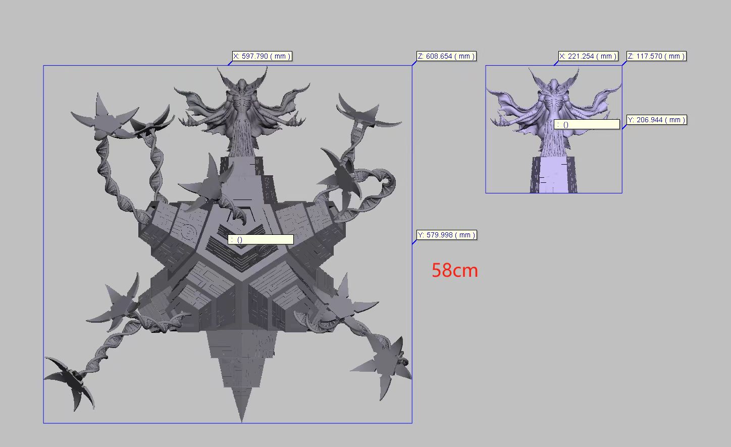 Digimon Apocalymon Statue(GK) -MINE Studio