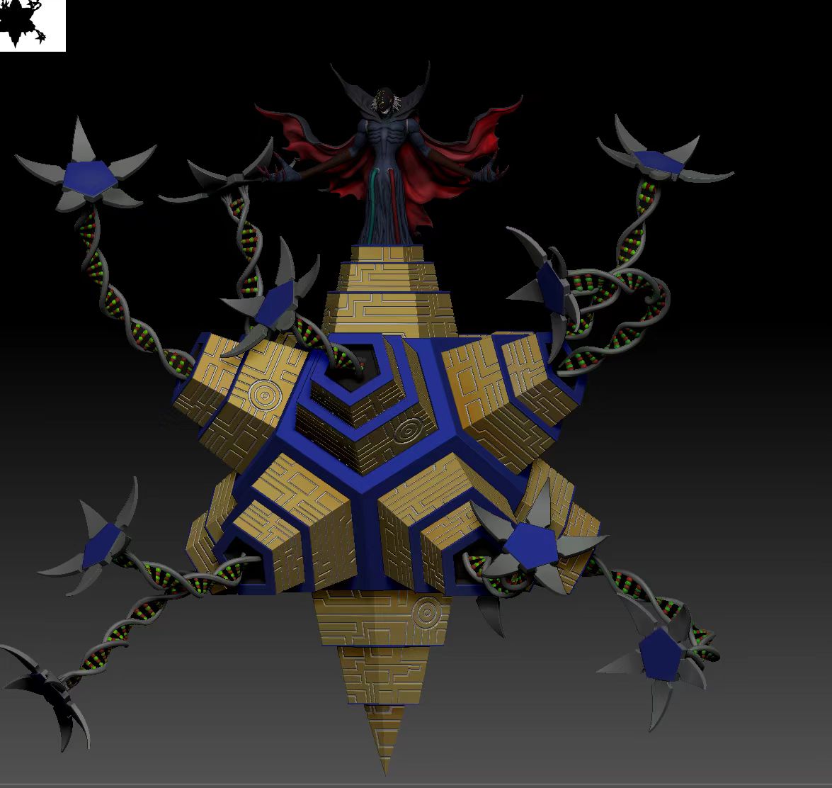 Digimon Apocalymon Statue(GK) -MINE Studio