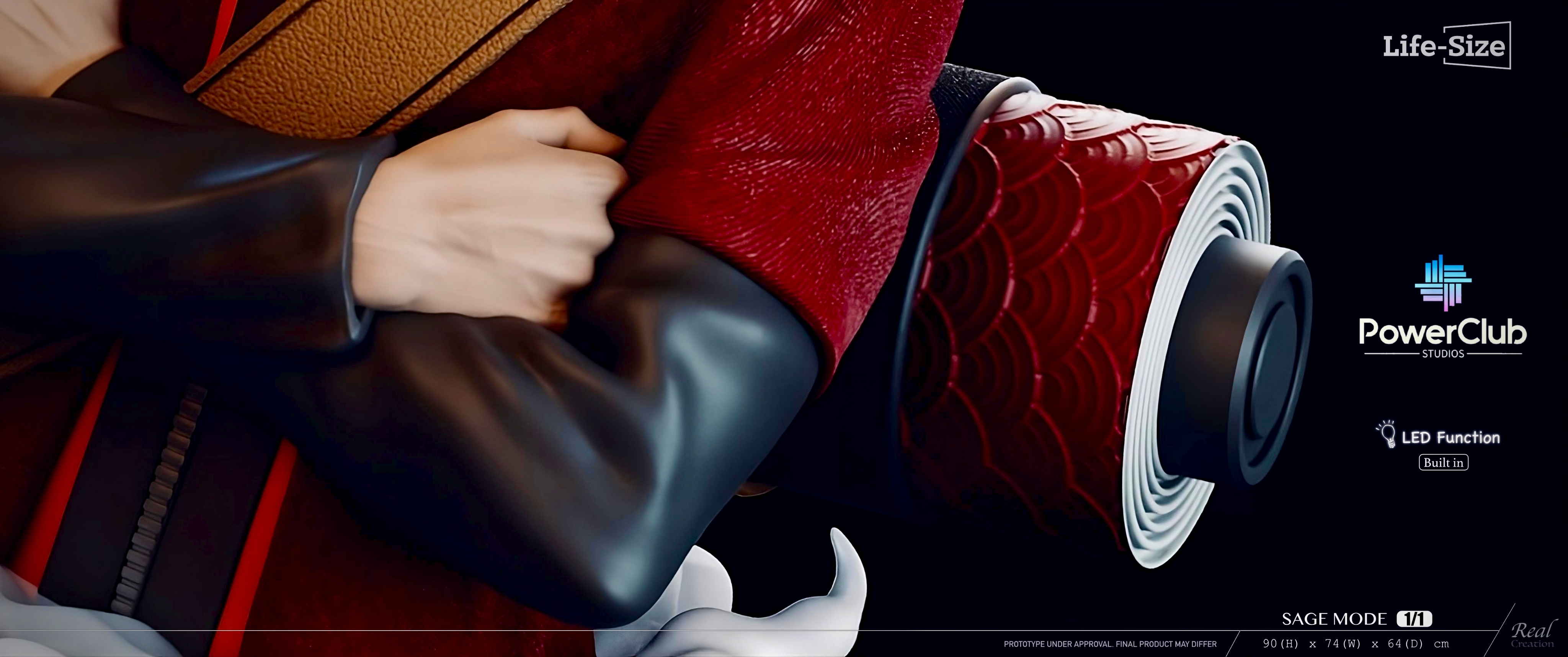 Naruto First Appearance in Sage Mode 1/1 Bust Statue(GK) - PowerClub Studio