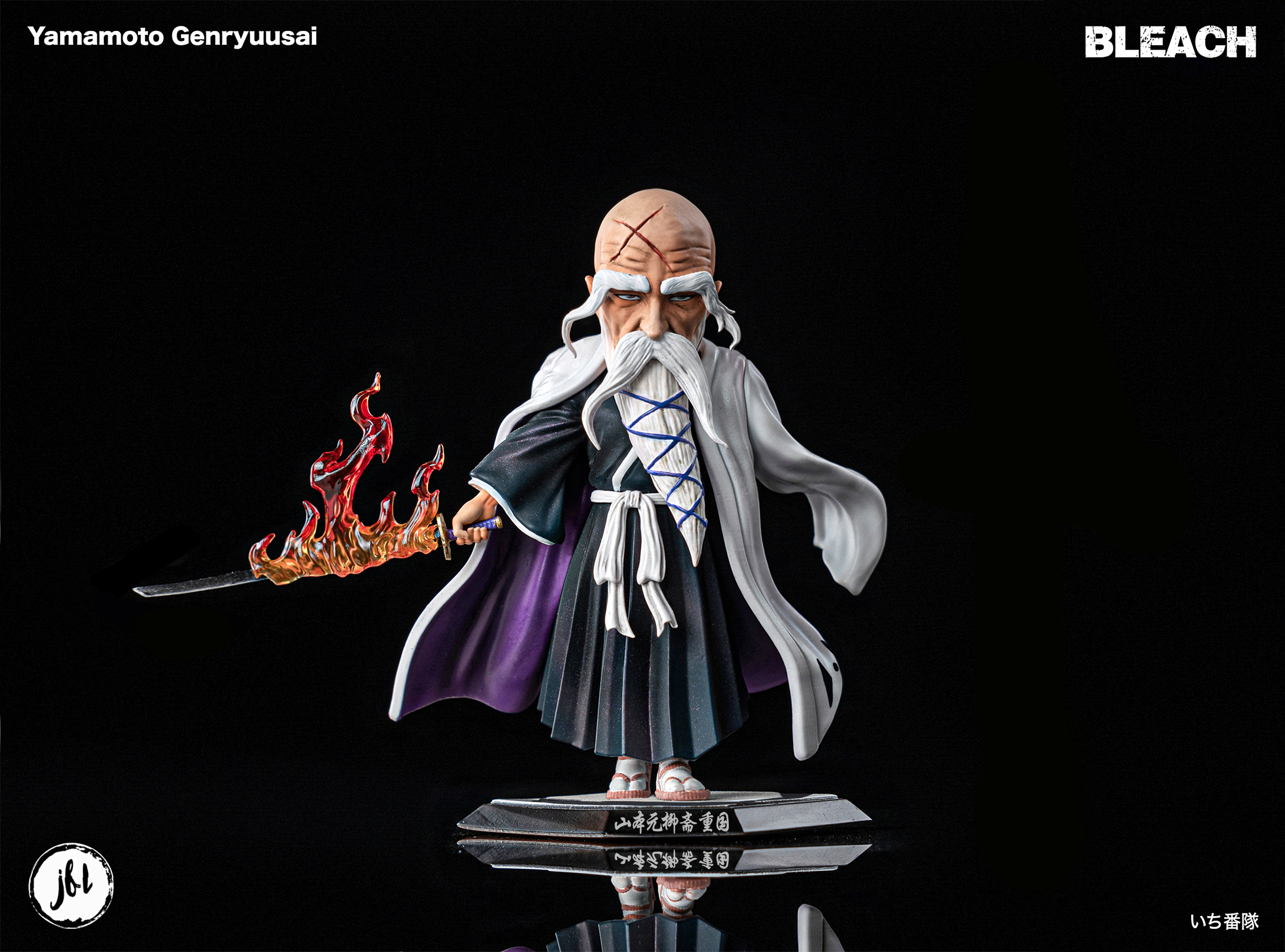 BLEACH Captain Series #1 Genryusai Shigekuni Yamamoto Statue(GK) - JFL Studio 