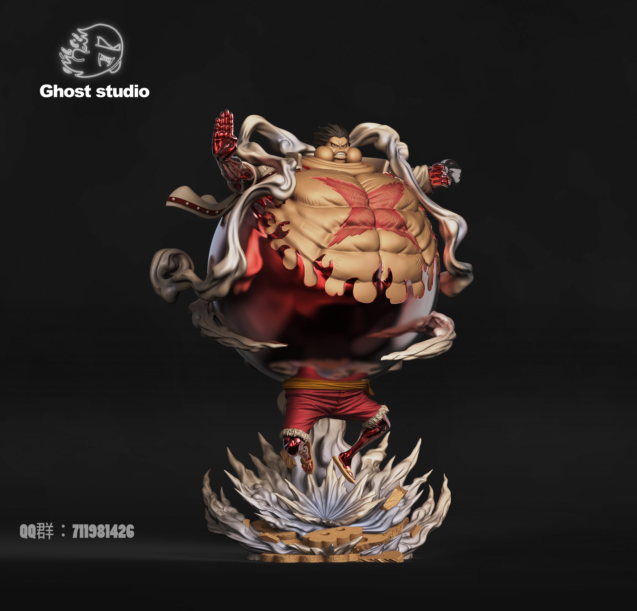 One Piece Tank Luffy Statue(GK) - Ghost Studio