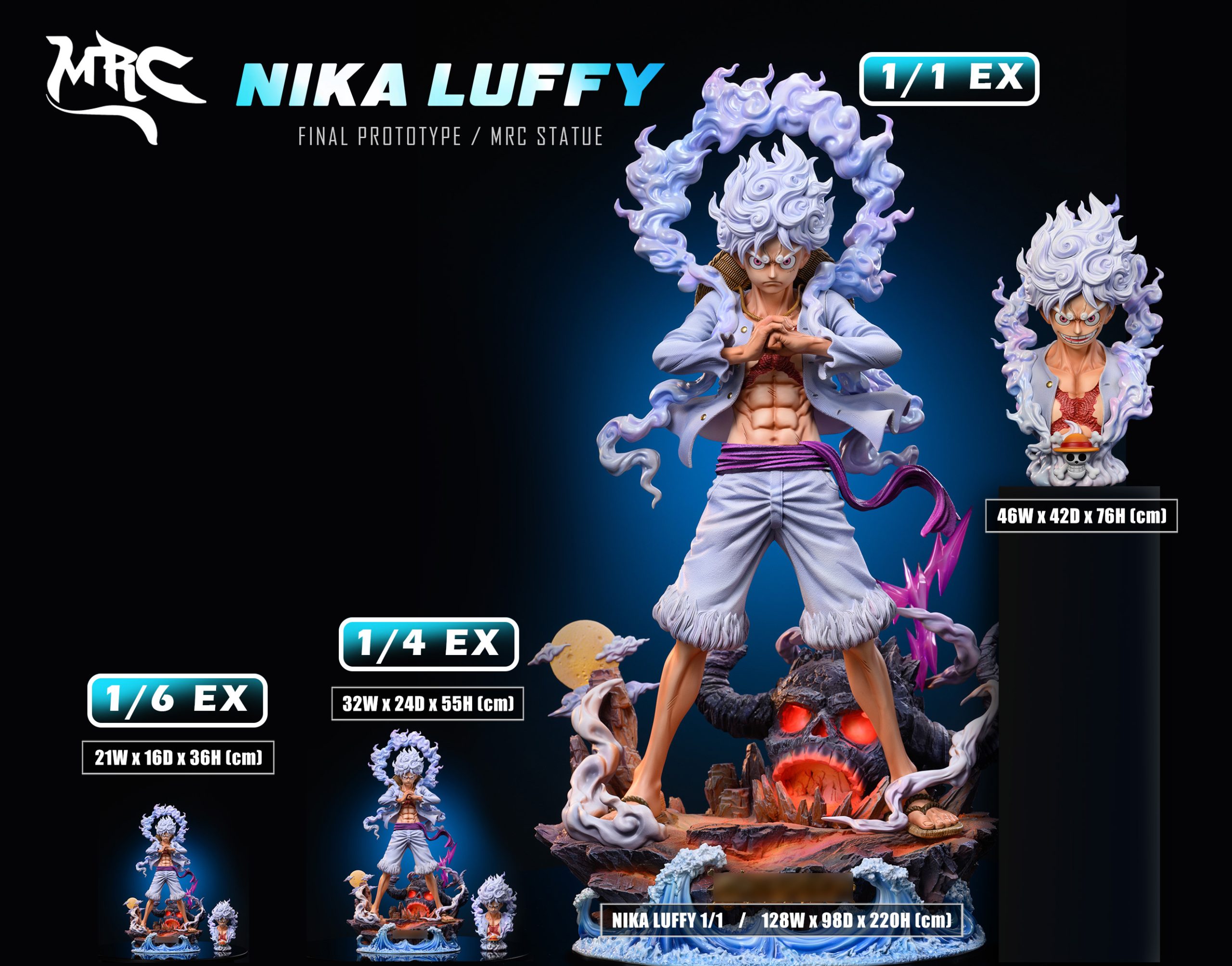 One Piece Nika Luffy three scale full body Statue(GK) -MRC Studio