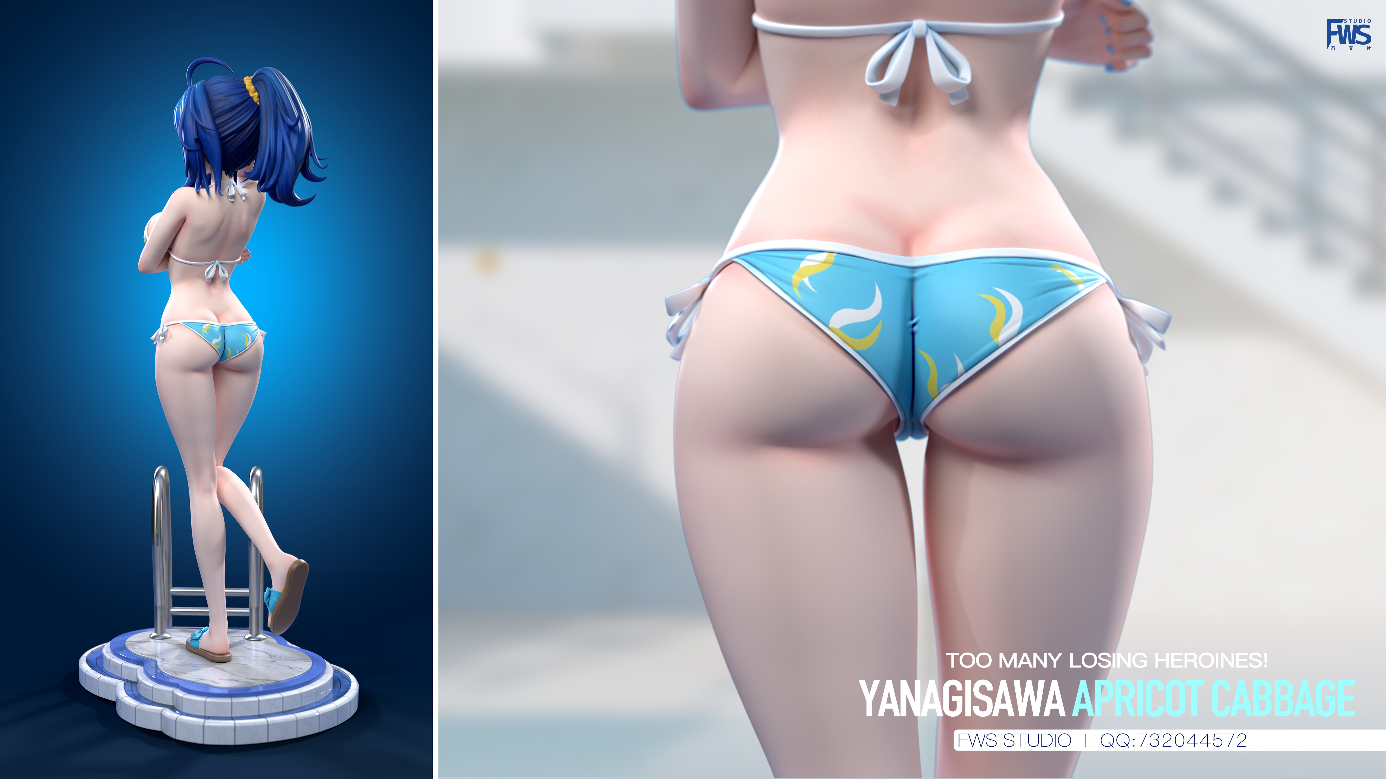 Too Many Losing Heroines Anna Yanami Statue(GK) - FWS Studio