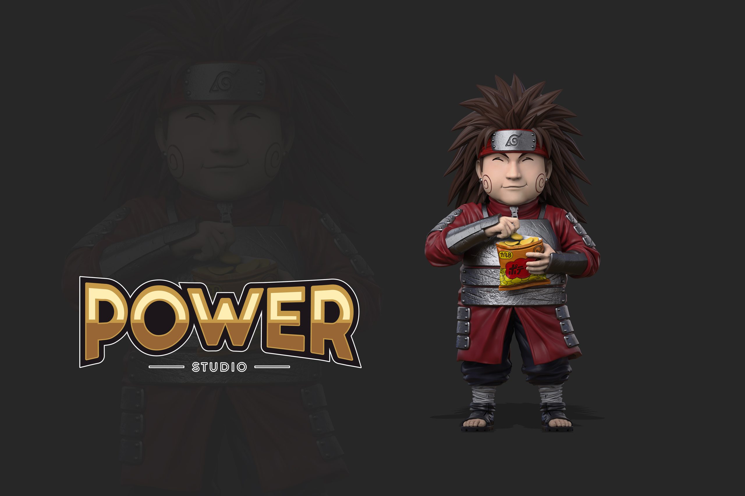 Naruto wcf #8 Akimichi Chouji Statue(GK) -Power Studio