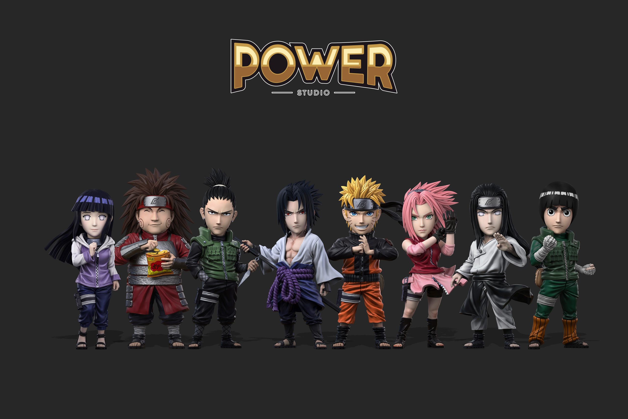 Naruto wcf #8 Akimichi Chouji Statue(GK) -Power Studio