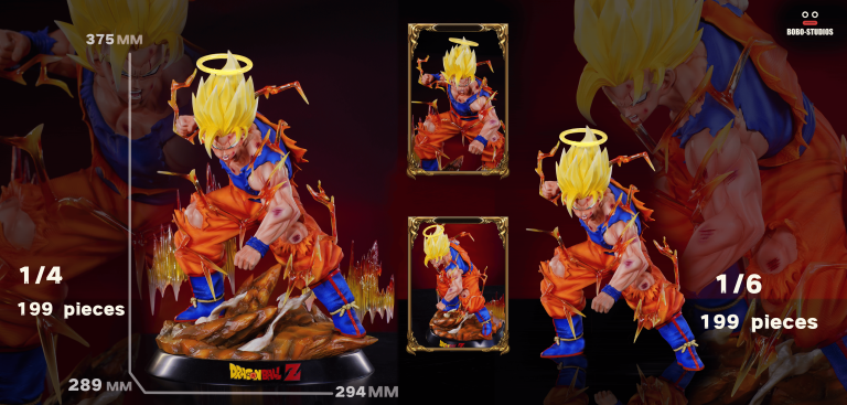 Dragon Ball Super Saiyan 2 Goku Statue (GK) - BOBO Studio