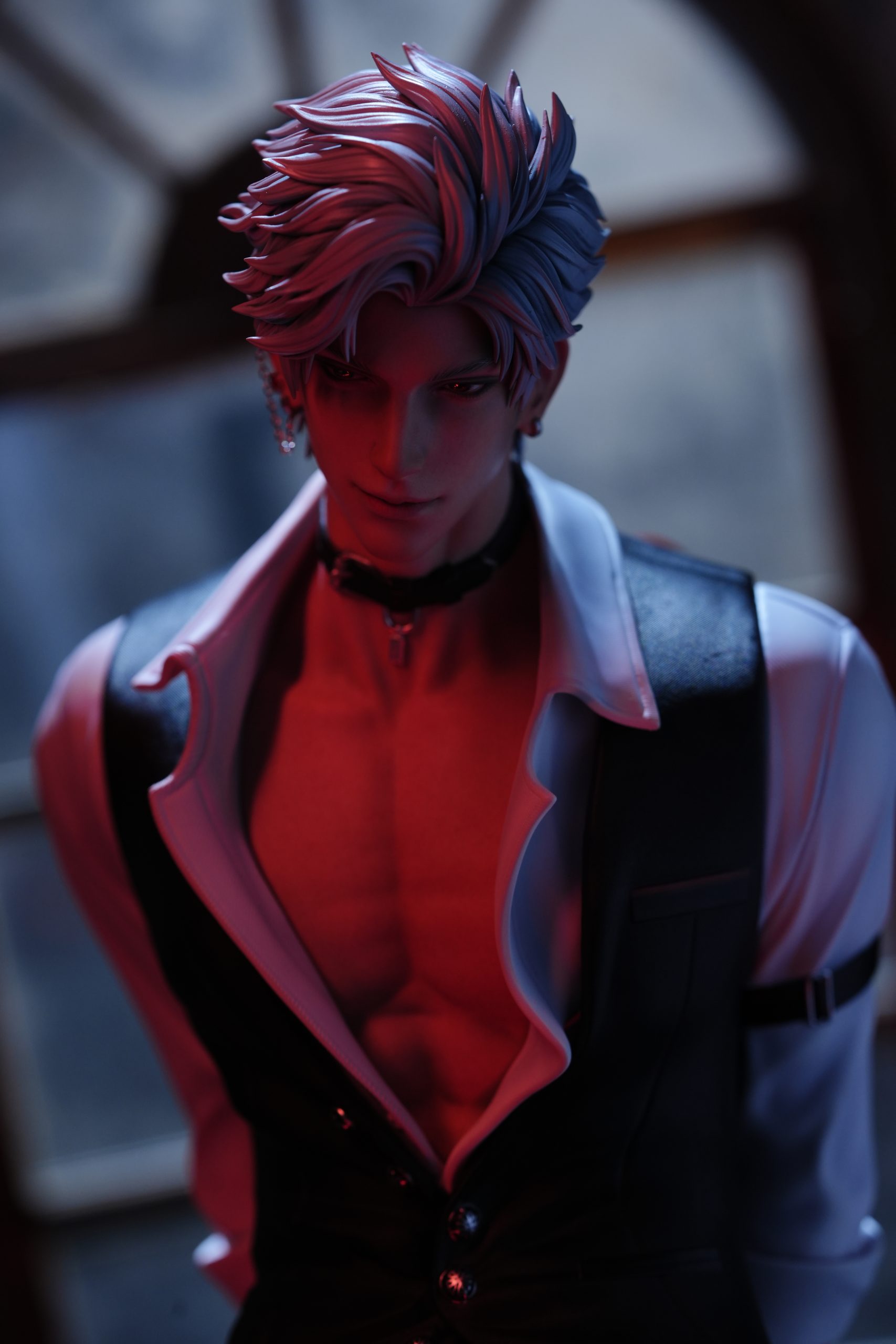  Love and Deepspace 1/4 Hunting Game Sylus Statue(GK) (Adult 18+) - YUNYU Studio