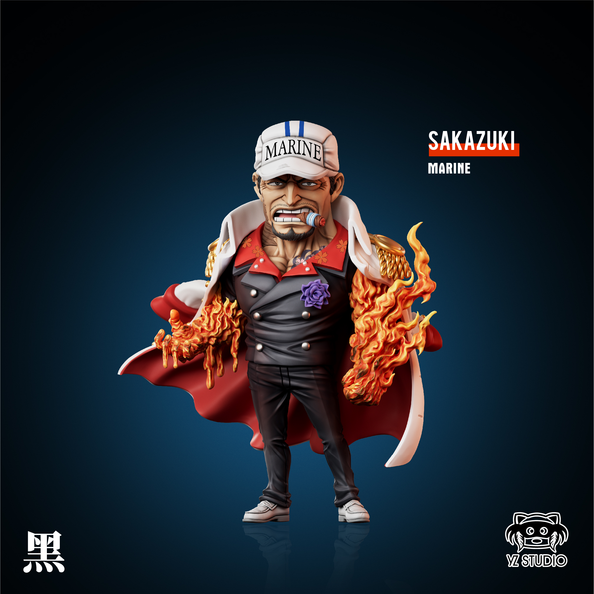 One Piece Fleet Admiral #42 Akainu Sakazuki Statue(GK) - YZ Studio 