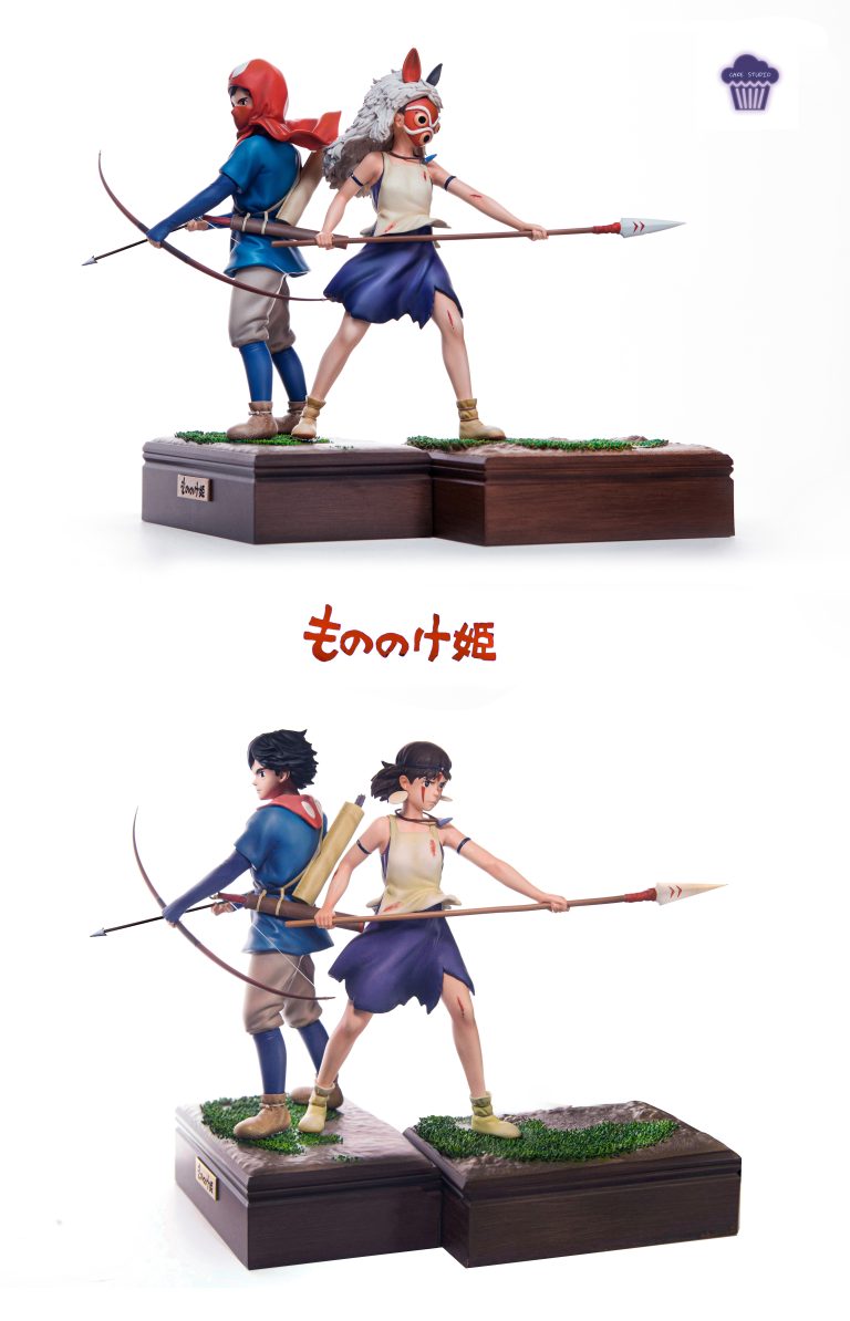 Hayao Miyazaki Series  001 Princess Mononoke Statue (GK) - Cake Studio