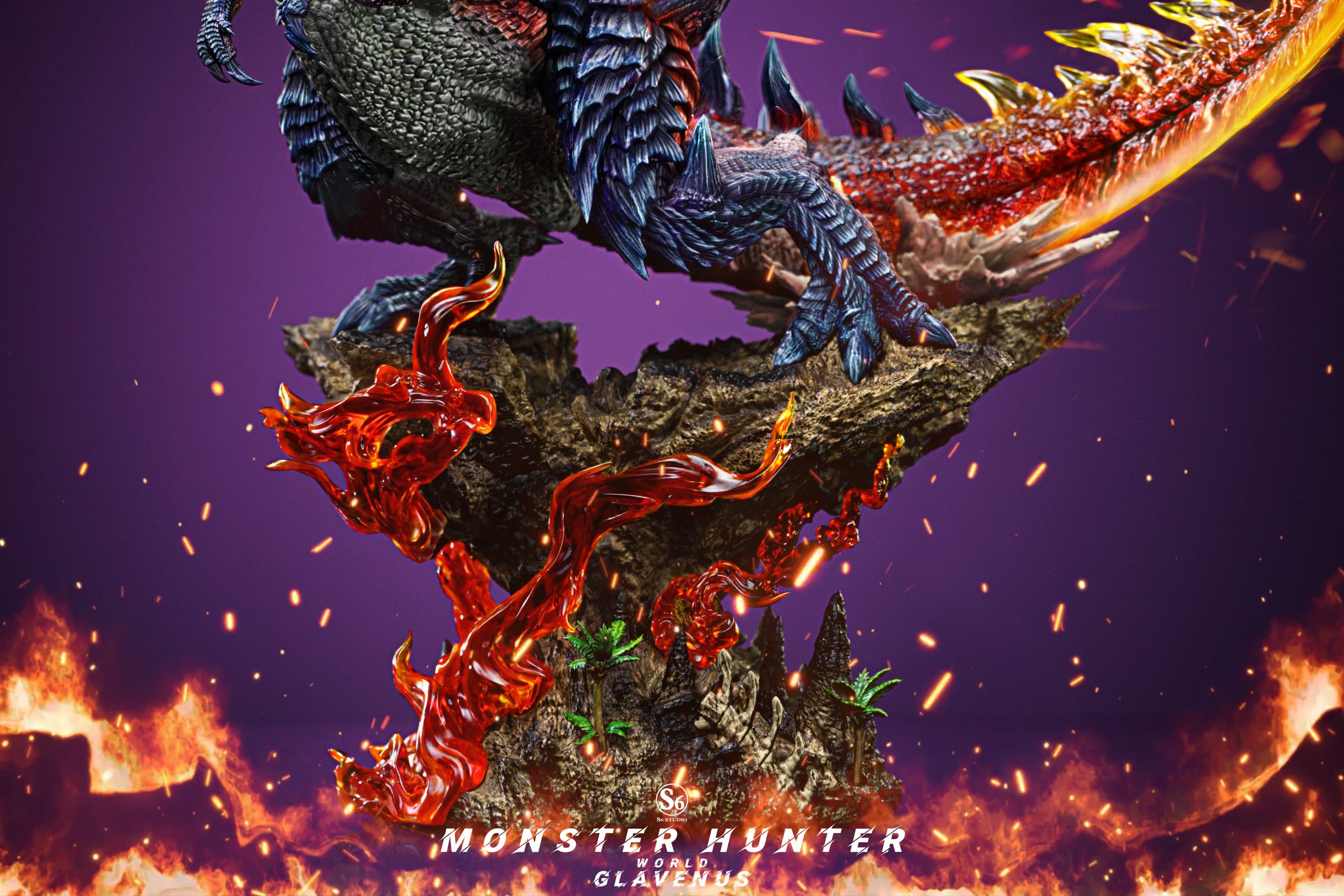 Monster Hunter Glavenus Statue(GK) - S6 Studio
