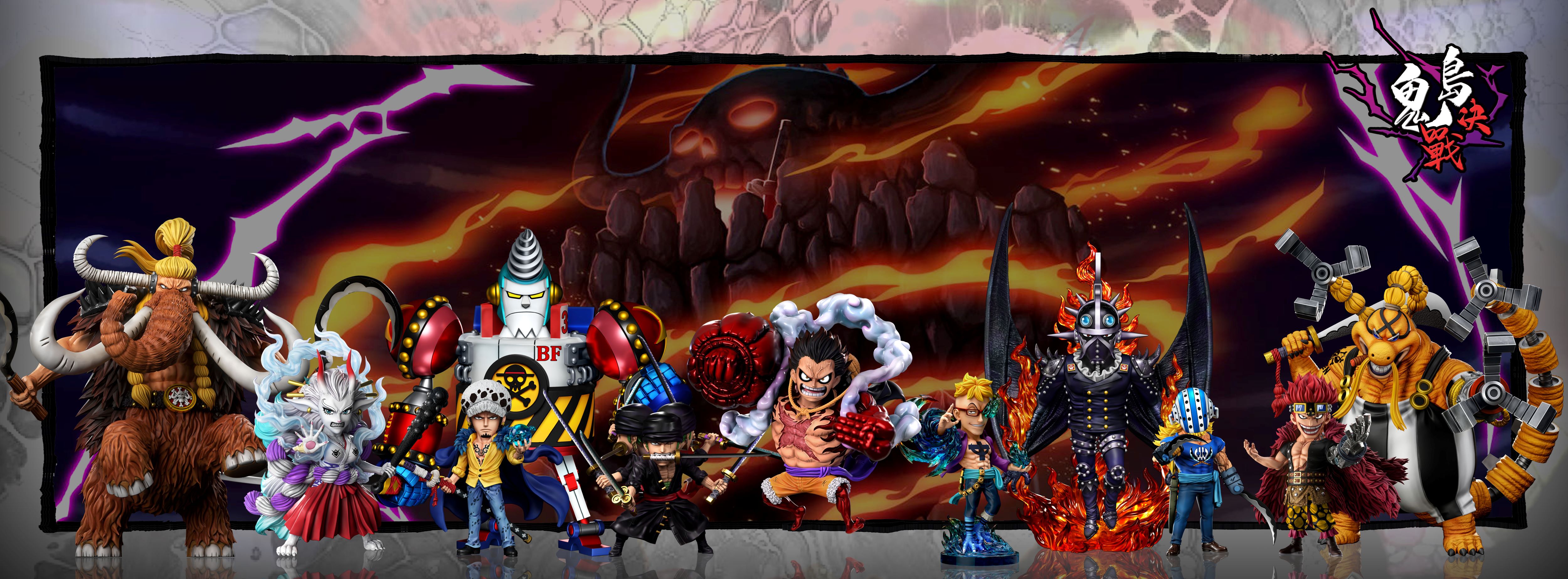 One Piece Onigashima Final Battle #11 General Franky Statue(GK) - A+ Studio