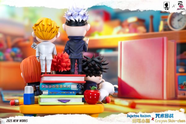 Crayon Shin-chan Cosplays Jujutsu Kaisen Twin Fantasy Rhapsody Statue(GK) - Big Feeler Studio 