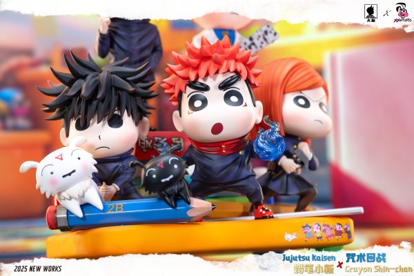 Crayon Shin-chan Cosplays Jujutsu Kaisen Twin Fantasy Rhapsody Statue(GK) - Big Feeler Studio 