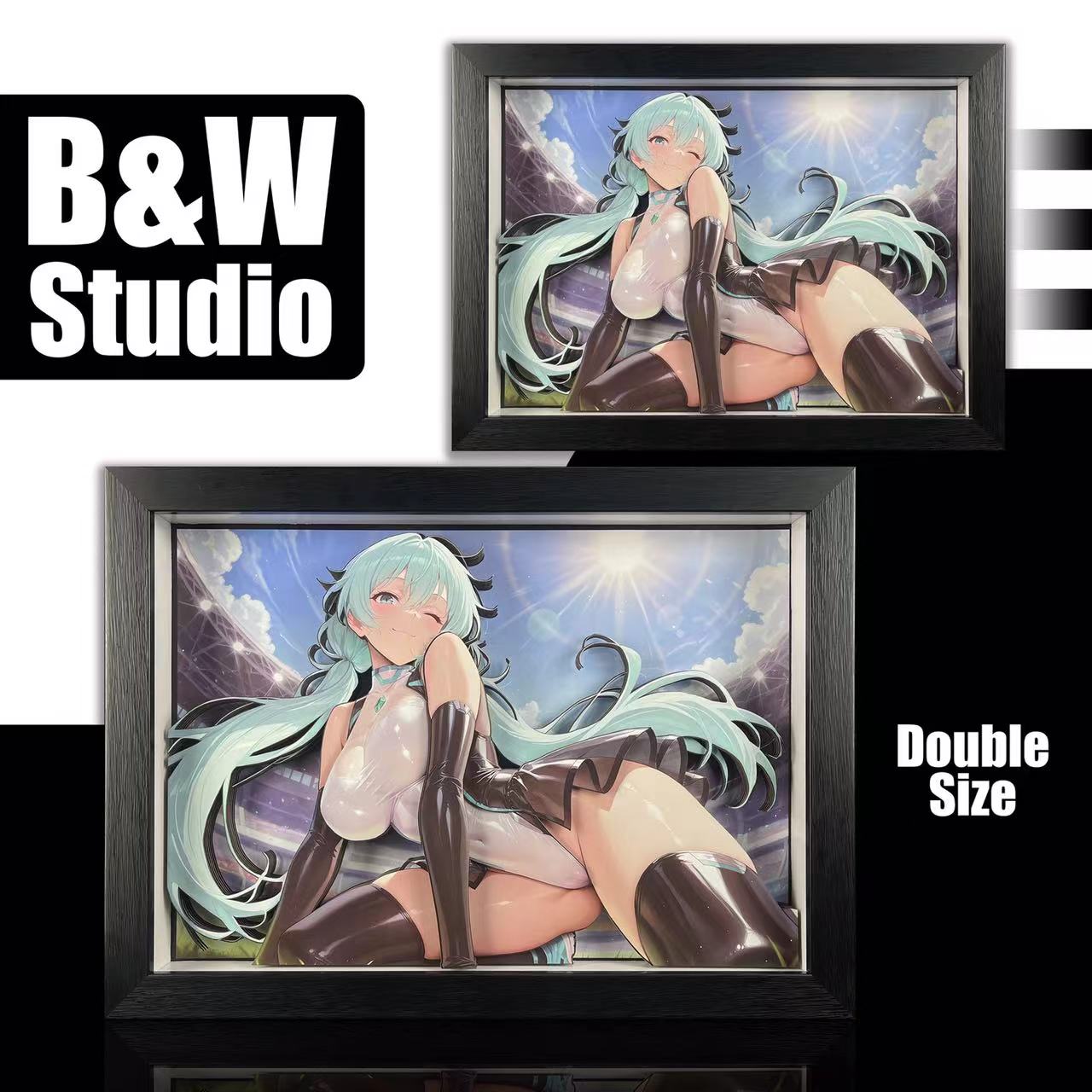 In stock -B&W Studio -Hatsune Miku Racing 3D Decorative Painting((Adult 18+))