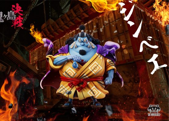 One Piece Onigashima Final War Series  Straw Hat Pirates Knight of the Sea Jinbe Statue(GK) - YZ Studio-KWII-GK