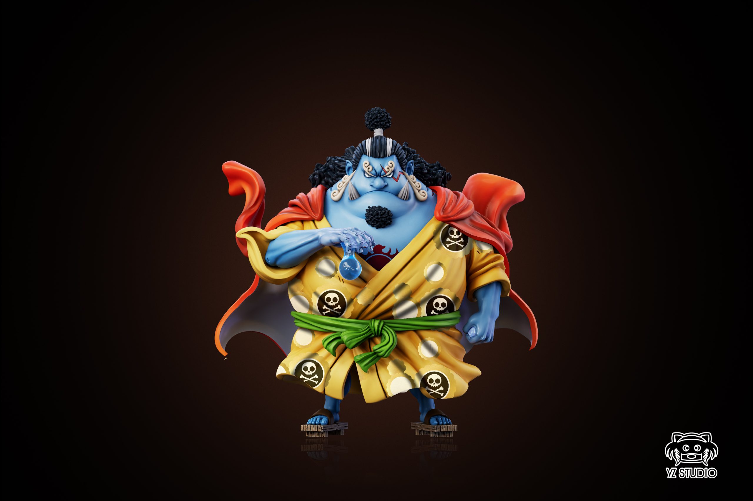 One Piece Onigashima Final War Series  Straw Hat Pirates Knight of the Sea Jinbe Statue(GK) - YZ Studio-KWII-GK