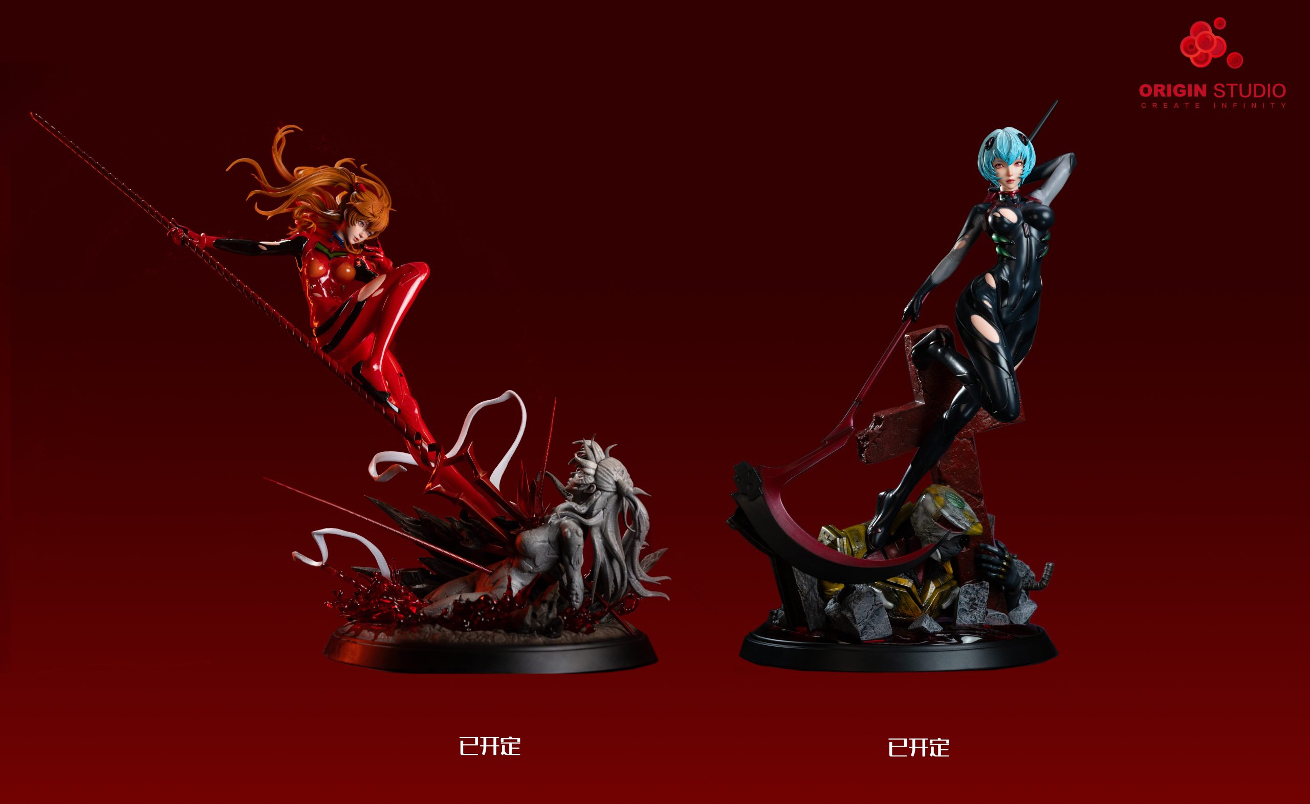 Neon Genesis Evangelion Black Combat Suit Ayanami Rei  Statue(GK) - ORIGIN Studio