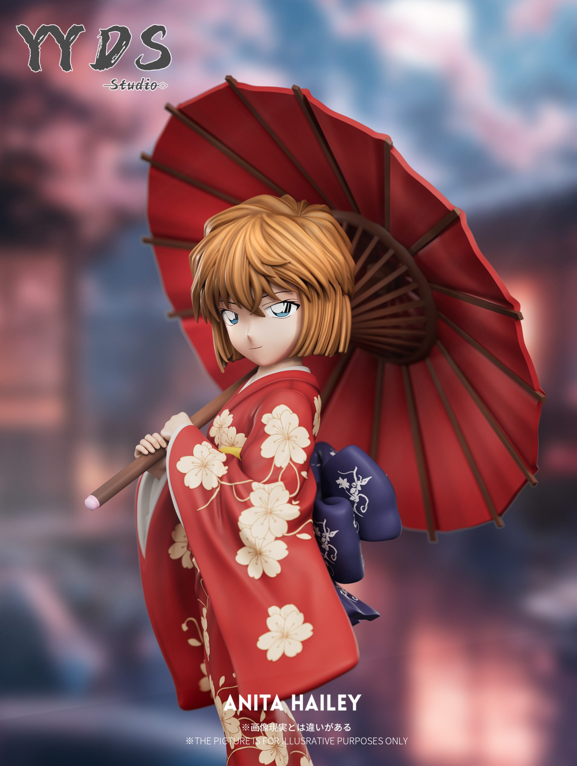 Detective Conan Kimono Edition Ai Haibara Statue(GK) -YYDS Studio