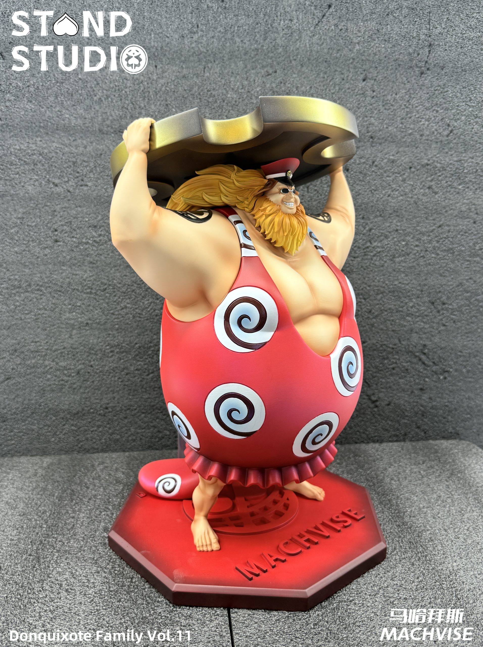 One Piece Donquixote Pirates #11 Machvise Statue(GK) - Stand Studio-KWII-GK