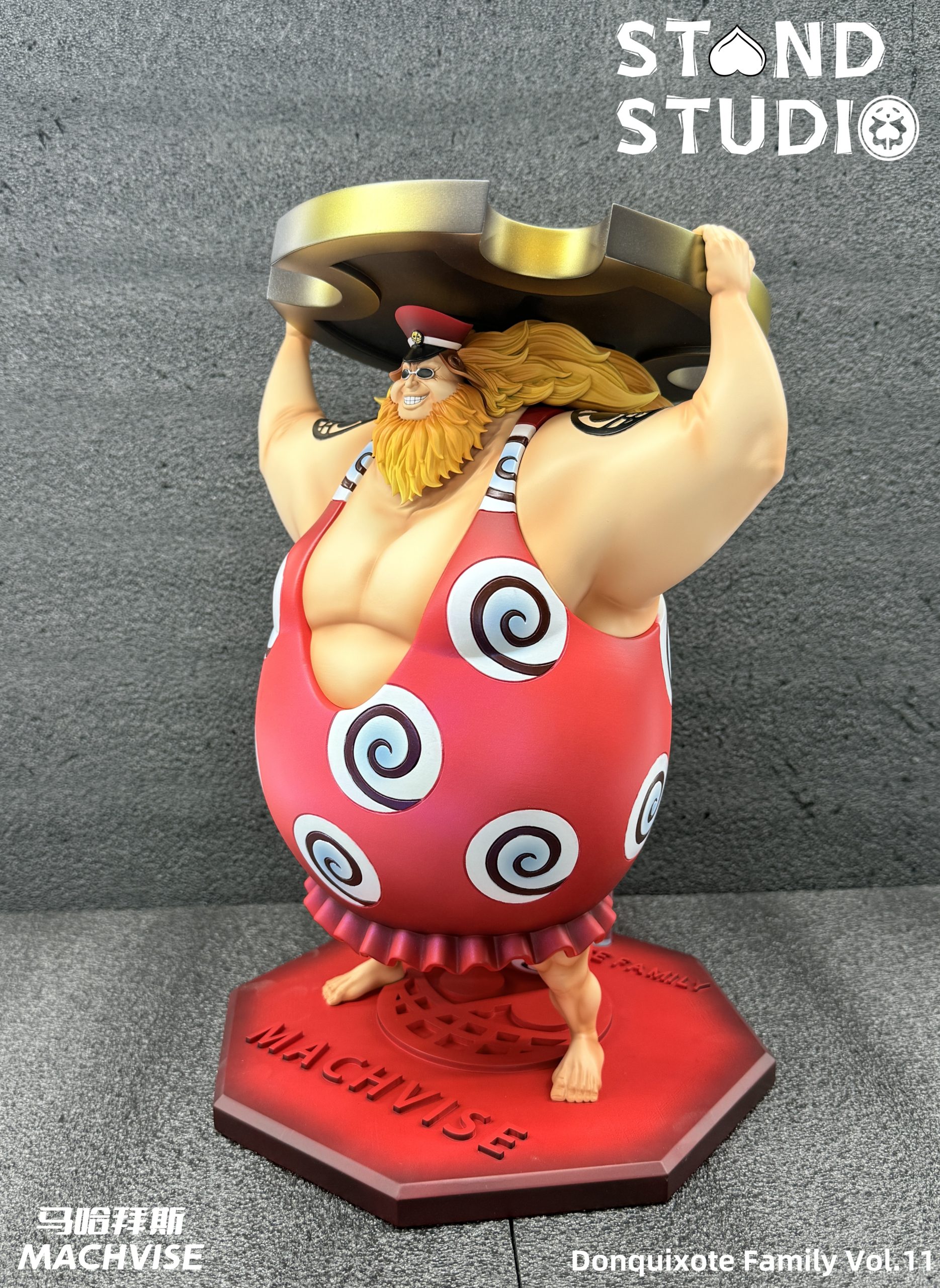 One Piece Donquixote Pirates #11 Machvise Statue(GK) - Stand Studio-KWII-GK