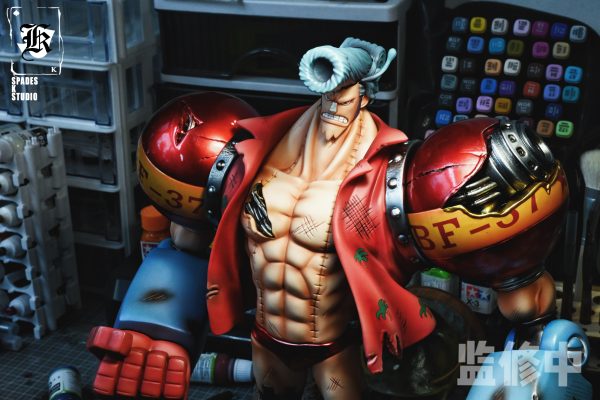 One Piece Battle Damaged Franky Statue (GK) - SPADES K Studio