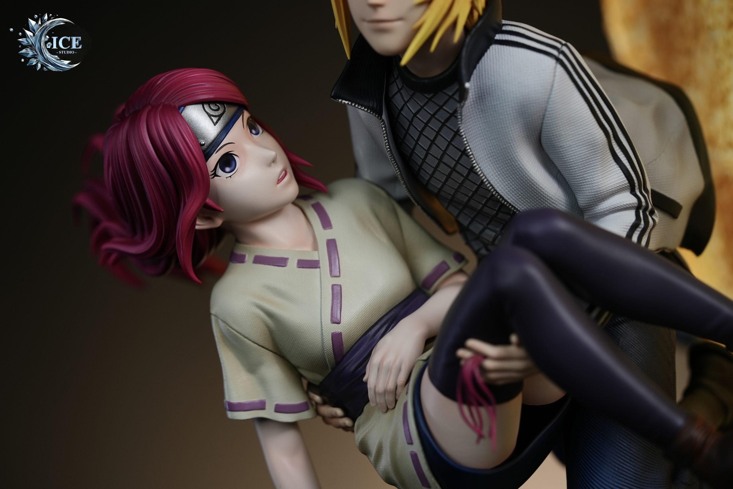 Naruto Minato & Kushina Under the Moon Statue(GK) - ICE Studio 