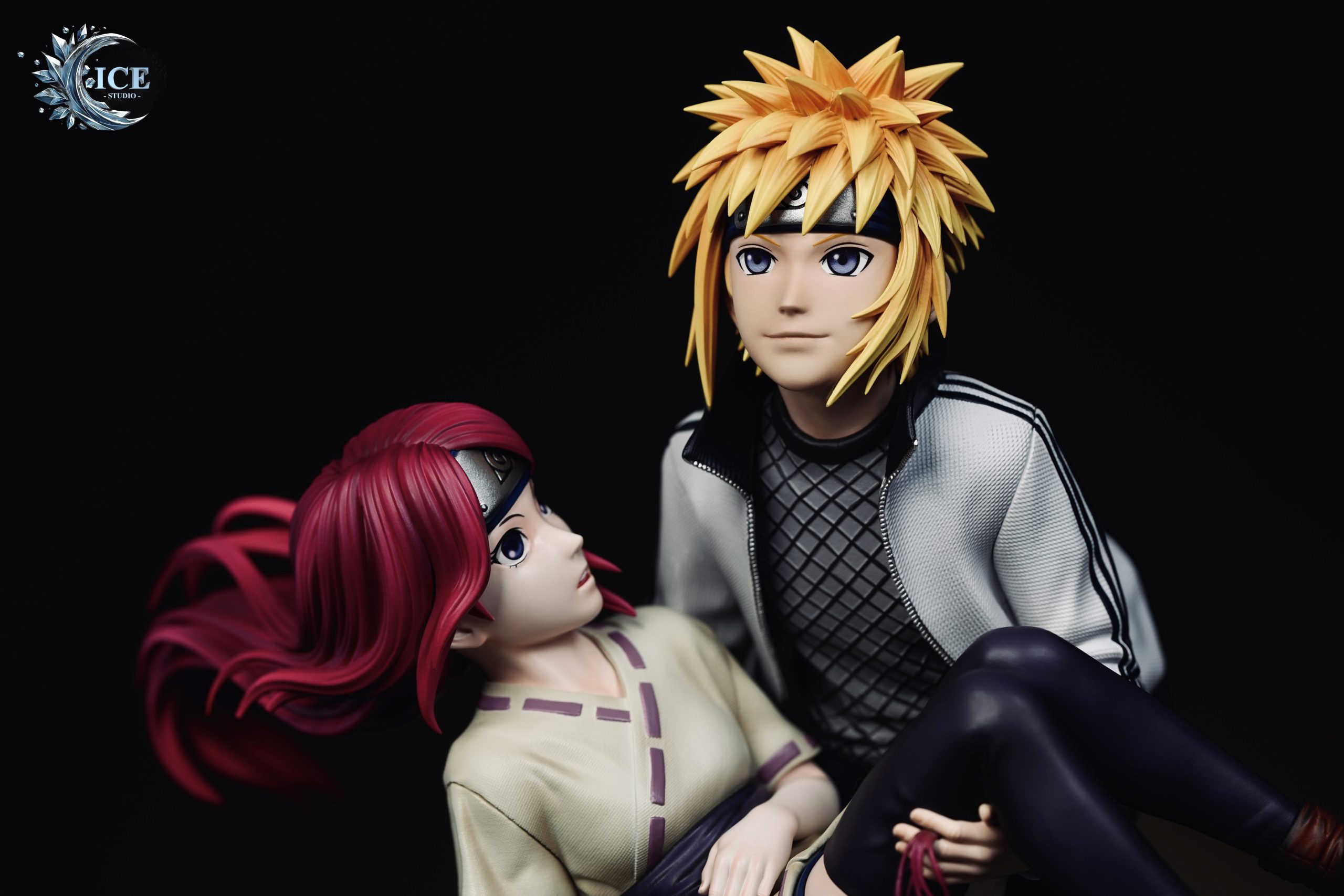 Naruto Minato & Kushina Under the Moon Statue(GK) - ICE Studio 