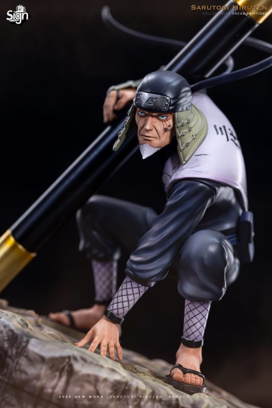 Naruto Third Generation Sarutobi Hiruzen  Statue(GK)-Sign Studio 
