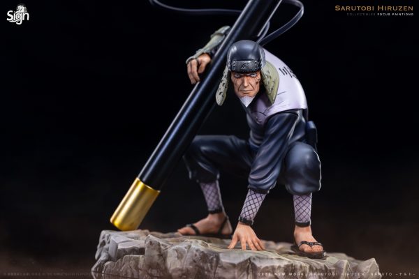 Naruto Third Generation Sarutobi Hiruzen  Statue(GK)-Sign Studio 