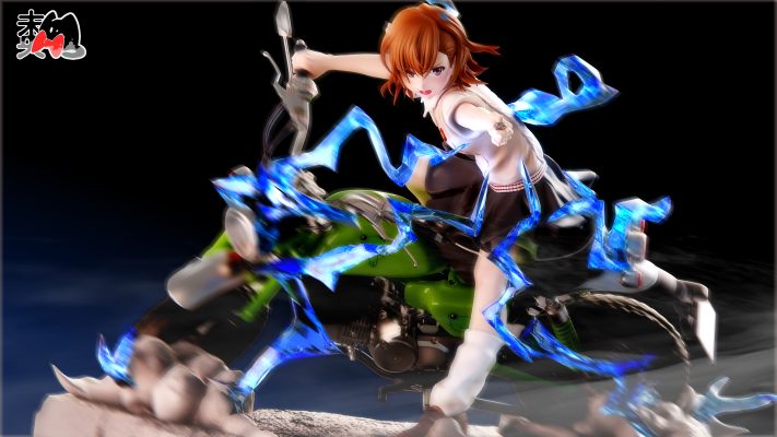 A Certain Magical Index Misaka Mikoto Statue (GK) -Wei Yang Studio  