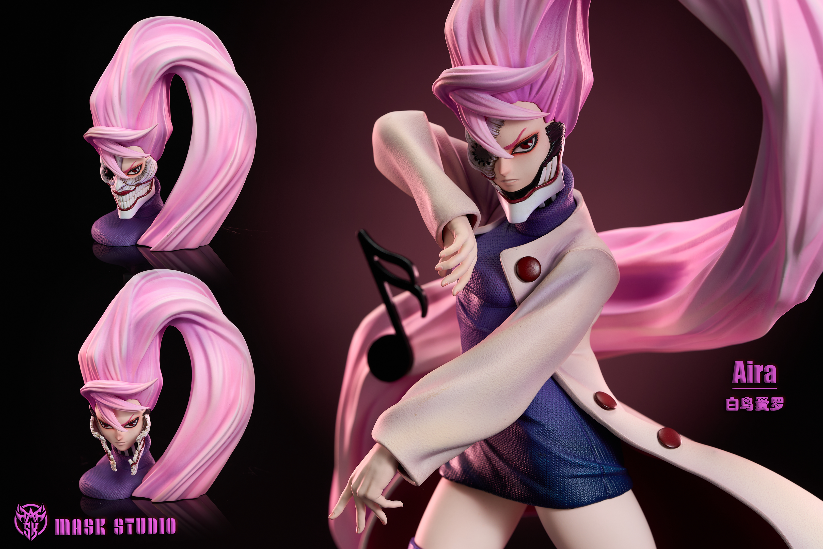 Dandadan Shiratori Aira Statue(GK) - Mask Studio