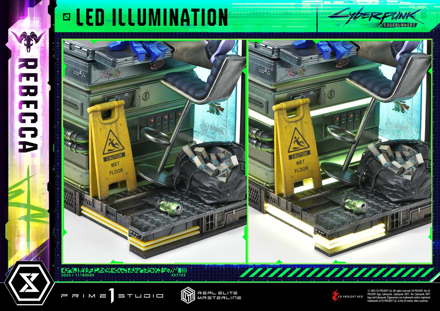Cyberpunk - Edgerunners Rebecca with LED (Copyright) 1/4 Statue(GK) -Prime 1 Studio