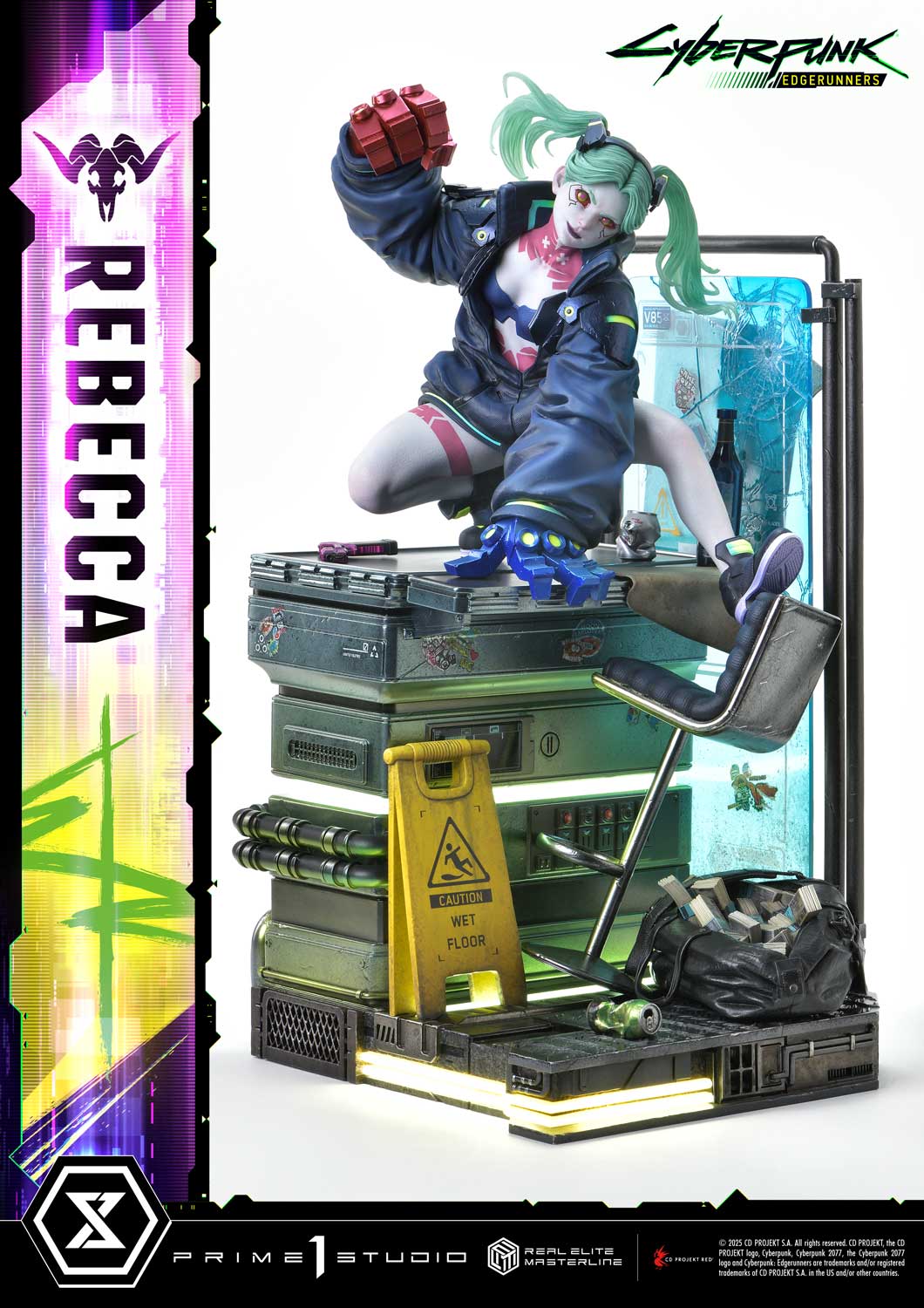 Cyberpunk - Edgerunners Rebecca with LED (Copyright) 1/4 Statue(GK) -Prime 1 Studio